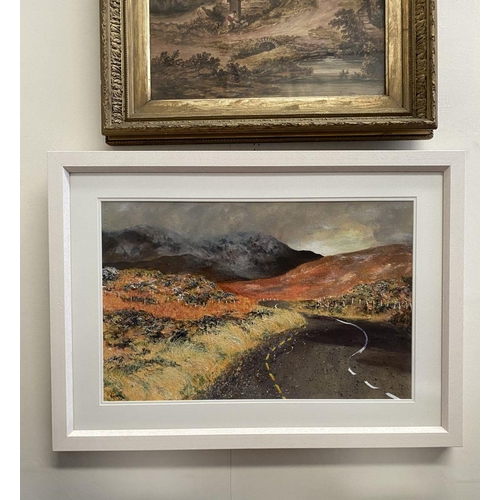 14 - KATIE BUTTIMER, ‘SCENE FROM KILLARNEY NATIONAL PARK’, acrylic on paper, signed lower right, framed i... 