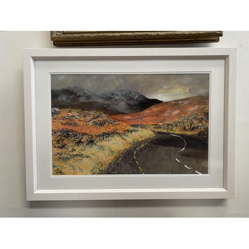 14 - KATIE BUTTIMER, ‘SCENE FROM KILLARNEY NATIONAL PARK’, acrylic on paper, signed lower right, framed i... 