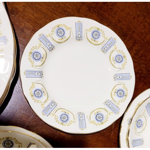 267 - A PARTIAL VINTAGE DUCHESS BONE CHINA TEA SET – SEDGMOOR DESIGN, includes: 6 x tea cups, 11 x saucers... 