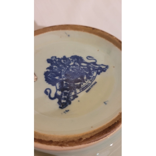 216 - A VERY GOOD QUALITY ANTIQUE VICTORIA WARE IRONSTONE PITCHER & BOWL, each with Amari style decoration... 