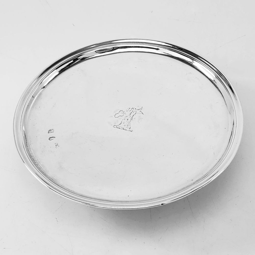 152 - AN EXCELLENT IRISH GEORGE II SILVER TAZZA, Hallmarked Maker William Townsend, Dublin, c.1750. Of sim... 