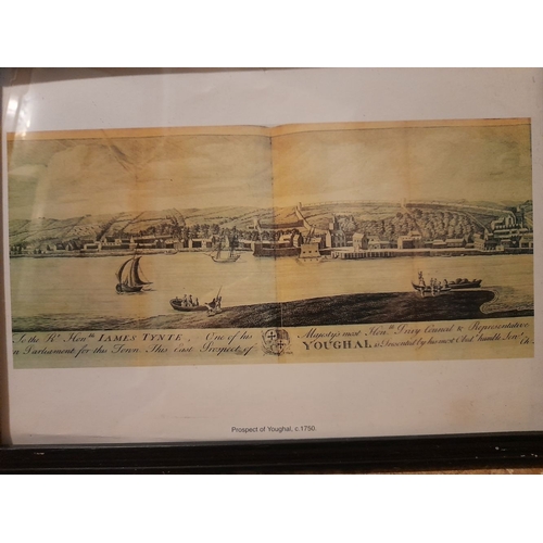 307 - A COLLECTION OF NICELY FRAMED PRINTS OF CORK INTEREST, includes; (i) Monkstown after Robert Stopford... 