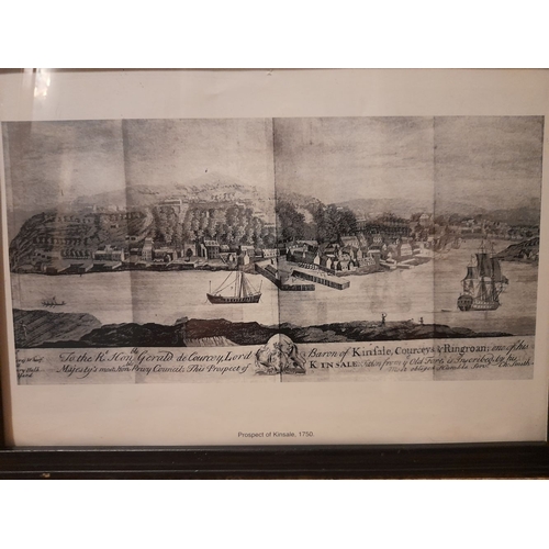 307 - A COLLECTION OF NICELY FRAMED PRINTS OF CORK INTEREST, includes; (i) Monkstown after Robert Stopford... 