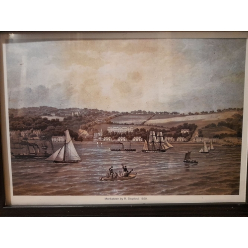 307 - A COLLECTION OF NICELY FRAMED PRINTS OF CORK INTEREST, includes; (i) Monkstown after Robert Stopford... 