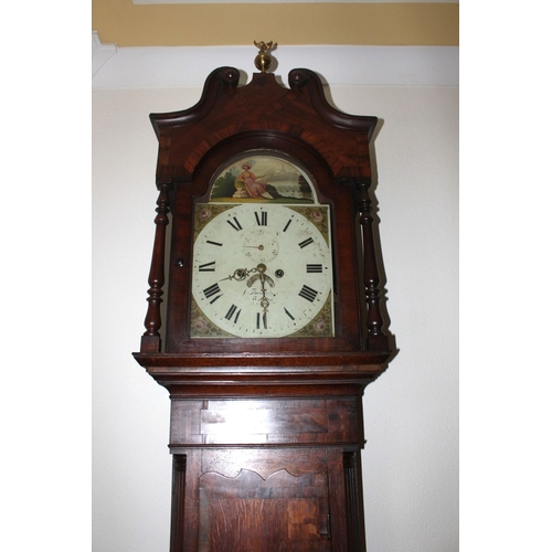 310 - AN EXCELLENT J. THORNTON & LIPTON LONGCASE CLOCK, the dial with roman numerals and subsidiary dial, ... 