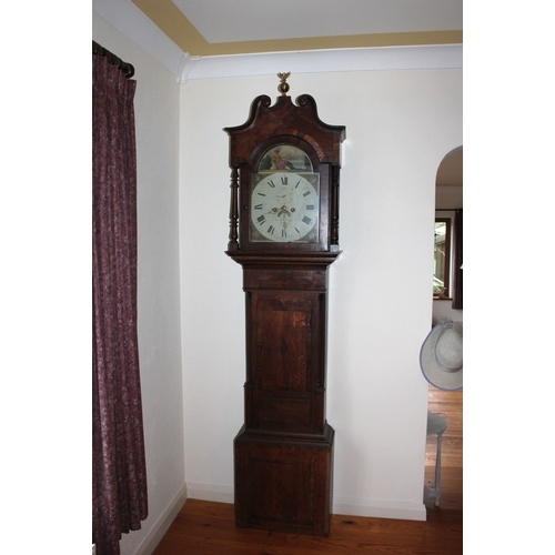 310 - AN EXCELLENT J. THORNTON & LIPTON LONGCASE CLOCK, the dial with roman numerals and subsidiary dial, ... 