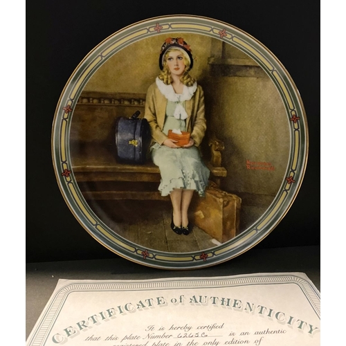 369 - TWO LIMITED EDITION RUSSIAN & AMERICAN COLLECTOR PLATES TO INCLUDE, (i) Knowles ‘A Young Girl’s Drea... 