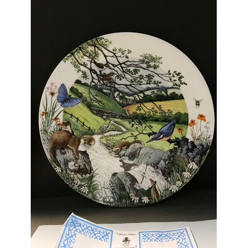 372 - THREE LIMITED EDITION COLLECTORS PLATES TO INCLUDE, (i) two Knowles limited edition plates ‘The Card... 