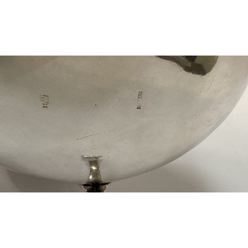 30 - AN IRISH – CORK – GEORGE III SILVER SUGAR BOWL, Hallmarked Maker 'I.W' and stamped STERLING, possibl... 