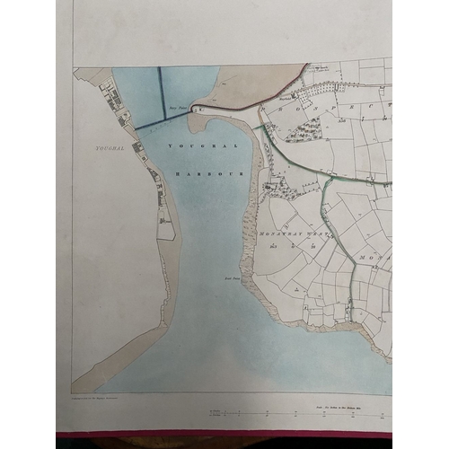 52 - A 19TH CENTURY ORDANCE SURVEY MAP OF WATERFORD: FROM THE COLLECTION OF DONERAILE COURT, this is one ... 