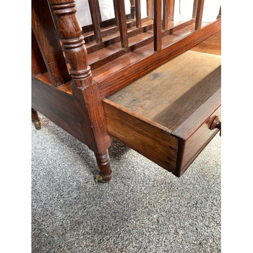 80 - A GOOD QUALITY REGENCY MAHOGANY CANTERBURY excellent for storing magazines, papers, and sheet music:... 