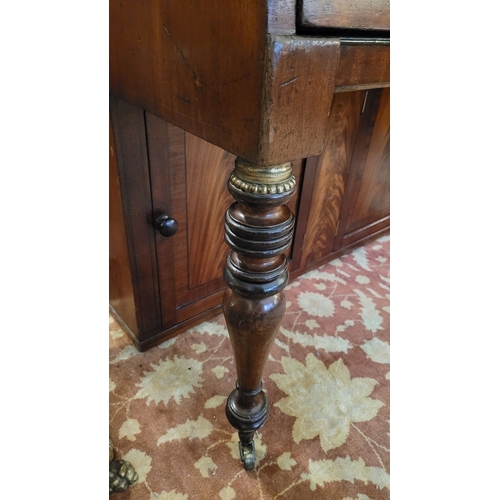 20 - A BEAUTIFUL 19TH CENTURY IRISH, CORK, NEATLY SIZED SECRETAIRE ‘PIANO’ TOP GLAZED BOOKCASE, to the to... 