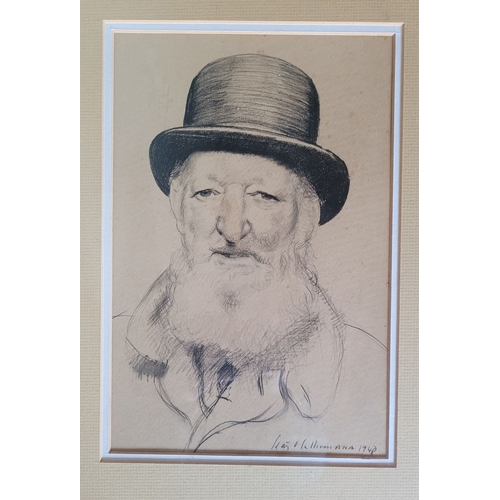 28 - SEÁN O’SULLIVAN RHA (IRISH, 1906-1964) PORTRAIT OF A MAN, photolithographic print, signed in the pla... 