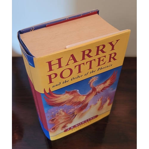 29 - ROWLING, J.K. HARRY POTTER – AND THE ORDER OF THE PHOENIX, London, Bloomsbury, 2003. First Edition. ... 