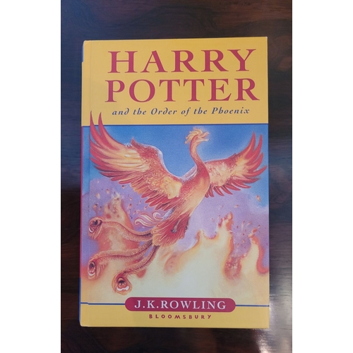 29 - ROWLING, J.K. HARRY POTTER – AND THE ORDER OF THE PHOENIX, London, Bloomsbury, 2003. First Edition. ... 