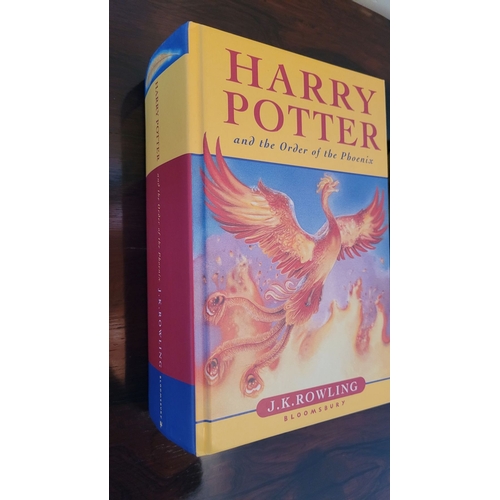 29 - ROWLING, J.K. HARRY POTTER – AND THE ORDER OF THE PHOENIX, London, Bloomsbury, 2003. First Edition. ... 