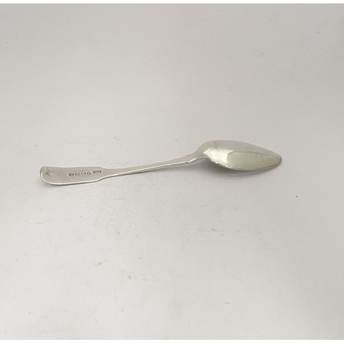 14 - TWO GEORGE IV SILVER TABLESPOONS, one Irish, by Charles Marsh, Dublin c.1822. The other by Robert Ga... 