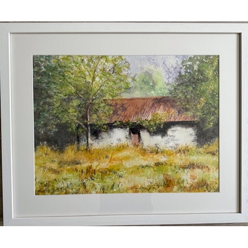 KATIE BUTTIMER (Irish, 20th Century), ‘TIME HAS PASSED’, watercolour on ...