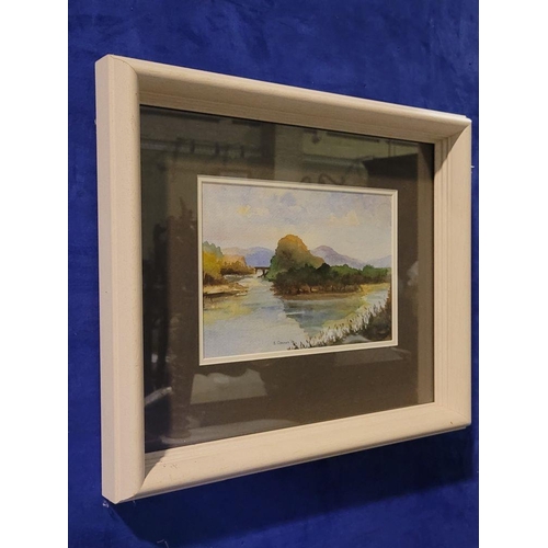 123 - BRENDA CONNORS, (IRISH, 20TH CENTURY), KILLARNEY, watercolour on paper, signed lower centre. Frame: ... 