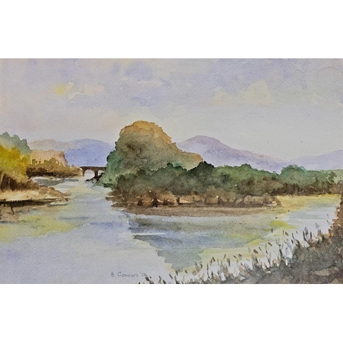 123 - BRENDA CONNORS, (IRISH, 20TH CENTURY), KILLARNEY, watercolour on paper, signed lower centre. Frame: ... 