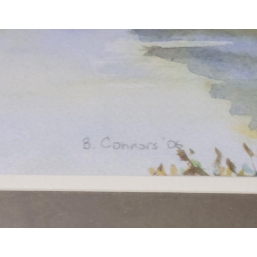 123 - BRENDA CONNORS, (IRISH, 20TH CENTURY), KILLARNEY, watercolour on paper, signed lower centre. Frame: ... 