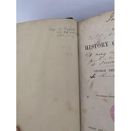 145 - BOOK LOT: THE HISTORY OF BANDON, CORK BY HENRY & COUGHLAN, 1862, First Edition. Ex library copy, wit... 