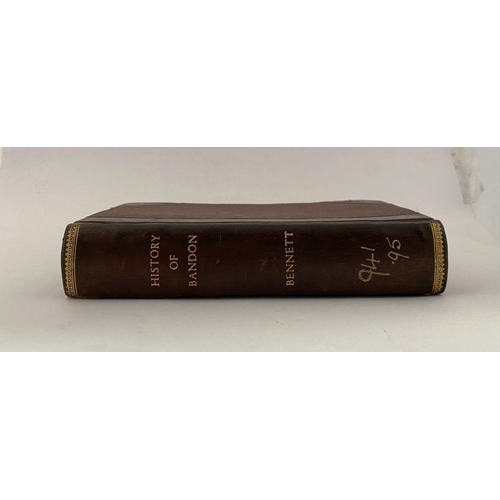 145 - BOOK LOT: THE HISTORY OF BANDON, CORK BY HENRY & COUGHLAN, 1862, First Edition. Ex library copy, wit... 