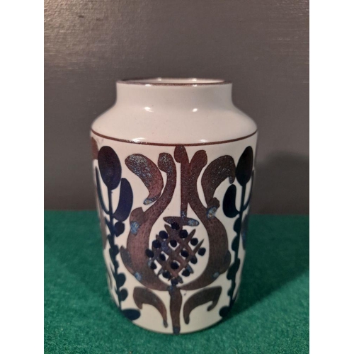 233 - A STYLISH MID-CENTURY ROYAL COPENHAGEN DENMARK VASE, in excellent condition. Numbered to base along ... 