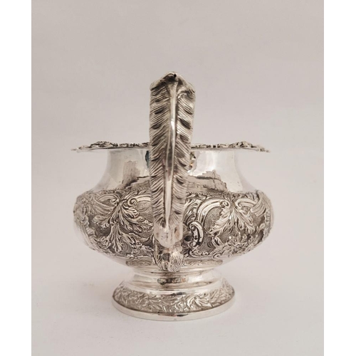 83 - AN EXCEPTIONAL IRISH, CORK, WILLIAM IV, SILVER TEA SERVICE, including a large tea pot, jug & sugar b... 