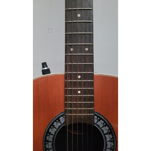 180 - AN ENCORE ENC 2 BOWL-BACK OR TURTLE-BACK ELECTRO ACOUSTIC GUITAR, made in Italy. This design was pop... 