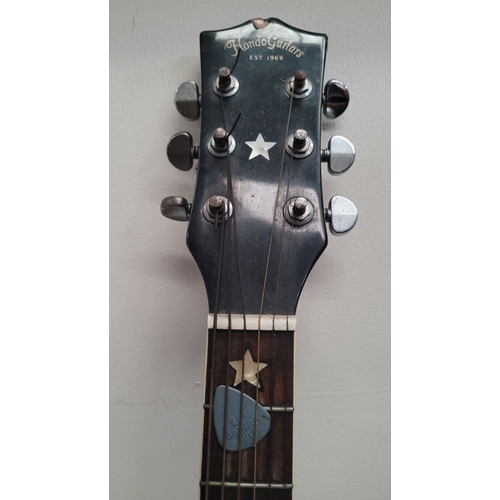 182 - A HONDO LS 55B GUITAR ‘LITTLE SUSIE’, made circa 1981. Star mother of pearl inlays, Grover tuning he... 