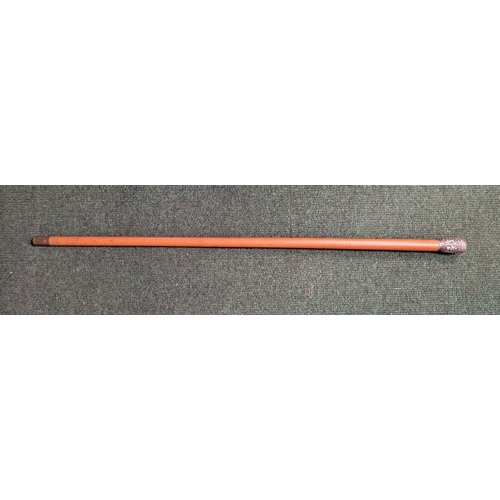 210 - A MIXED WALKING STICK / UMBRELLA LOT: includes: (i) A vintage turned truncheon style walking tick, w... 