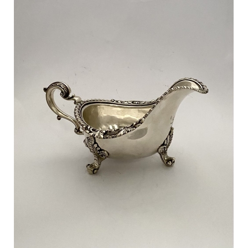 2 - AN EXCEPTIONAL PAIR OF IRISH GEORGE III SILVER SAUCEBOATS, by Thomas Jones, Dublin c.1770. The pair ... 