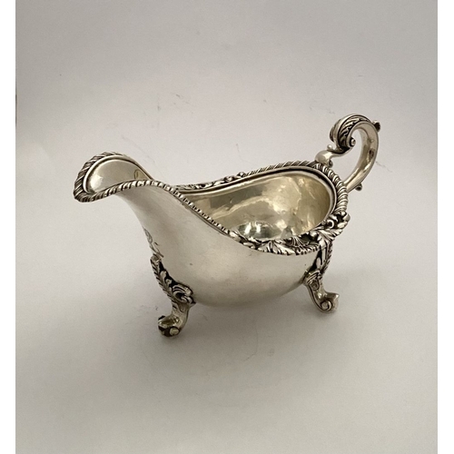 2 - AN EXCEPTIONAL PAIR OF IRISH GEORGE III SILVER SAUCEBOATS, by Thomas Jones, Dublin c.1770. The pair ... 