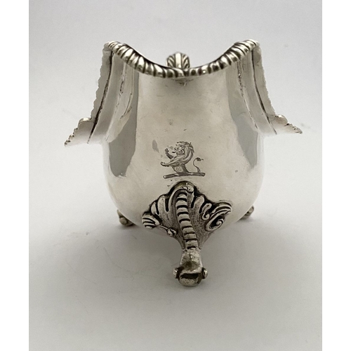 2 - AN EXCEPTIONAL PAIR OF IRISH GEORGE III SILVER SAUCEBOATS, by Thomas Jones, Dublin c.1770. The pair ... 