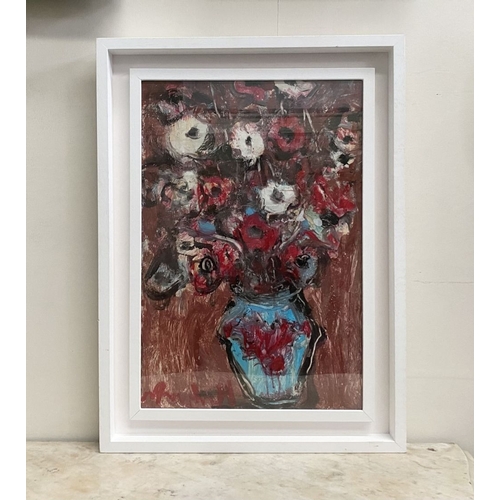 27 - MARIE CARROLL (Irish, 20th Century), ‘STILL LIFE’, oil on board, signed lower left. Dimensions: 53.5... 