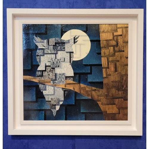 47 - ALVIN SEXTON, (IRISH 20TH CENTURY), NIGHTSHIFT, acrylic on hardboard, signed, dated & titled verso. ... 