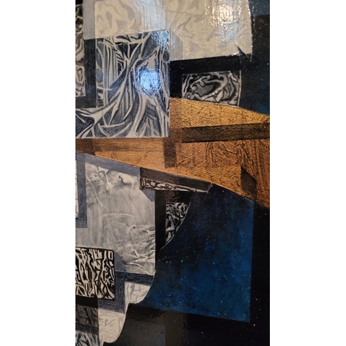 47 - ALVIN SEXTON, (IRISH 20TH CENTURY), NIGHTSHIFT, acrylic on hardboard, signed, dated & titled verso. ... 