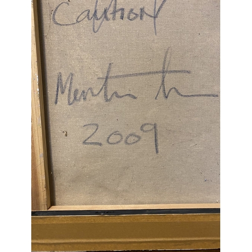 71 - MARTIN STONE (Irish, 20th Century), ‘IN THE WOODS’, oil on canvas, signed and inscribed verso with a... 