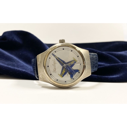 121 - A FOSSIL/BOEING BLUE ANGELS LIMITED EDITION MEN'S WRISTWATCH, limited edition of 1000 made. Fossil w... 