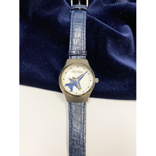 121 - A FOSSIL/BOEING BLUE ANGELS LIMITED EDITION MEN'S WRISTWATCH, limited edition of 1000 made. Fossil w... 