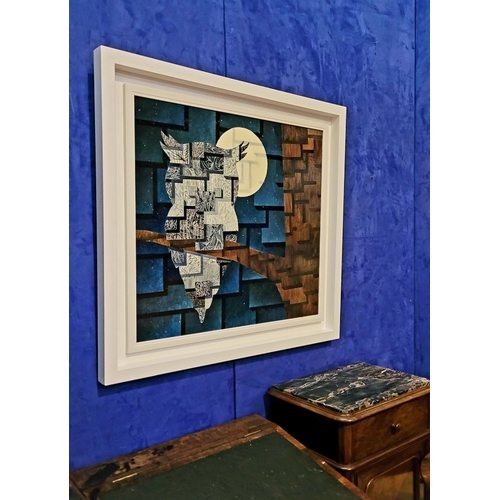 159 - ALVIN SEXTON, (IRISH 20TH CENTURY), NIGHTSHIFT, acrylic on hardboard, signed, dated & titled verso. ... 