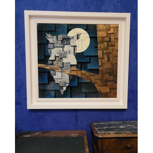 159 - ALVIN SEXTON, (IRISH 20TH CENTURY), NIGHTSHIFT, acrylic on hardboard, signed, dated & titled verso. ... 