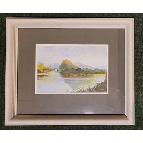 204 - BRENDA CONNORS, (IRISH, 20TH CENTURY), KILLARNEY, watercolour on paper, signed lower centre. Frame: ... 