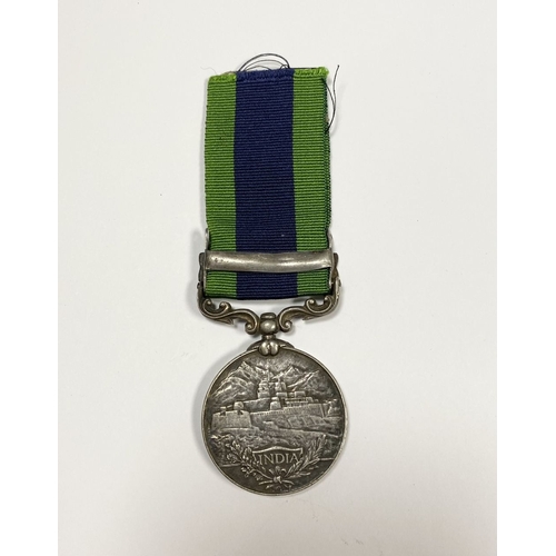 235 - A BRITISH 1919-21 GEORGE V INDIAN GENERAL SERVICE MEDAL, one clasp reading ‘Waziristan 1919-21’. The... 