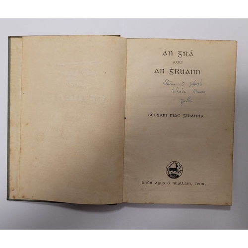 316 - TWO EARLY 20TH CENTURY IRISH LANGUAGE PUBLICATIONS: (i) PEADAR Ó LAOGHAIRE: NIAMH. Published/printed... 