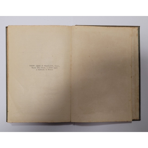 316 - TWO EARLY 20TH CENTURY IRISH LANGUAGE PUBLICATIONS: (i) PEADAR Ó LAOGHAIRE: NIAMH. Published/printed... 