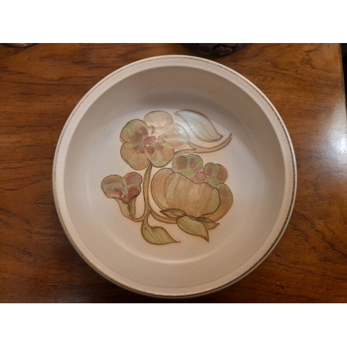 318 - A SUPERB QUALITY, VINTAGE, DENBY POTTERY BRUIT BOWL, in excellent condition, no chips/cracks/loss, f... 