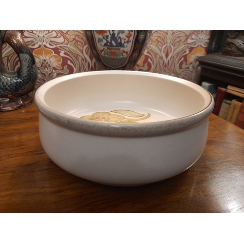 318 - A SUPERB QUALITY, VINTAGE, DENBY POTTERY BRUIT BOWL, in excellent condition, no chips/cracks/loss, f... 