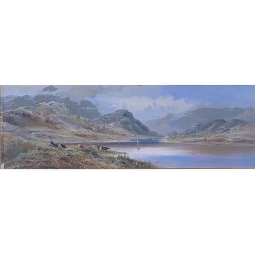 77 - ANTHONY GRAHAM (British 1828-1908), A PAIR OF FRAMED SCOTTISH LOCH LANDSCAPES (i) ‘LOCH VENACHAR’, o... 